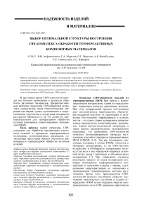 Выбор оптимальной структуры построения СВЧ-комплекса обработки термореактивных композитных материалов