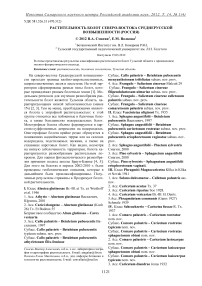 Растительность болот северо-востока среднерусской возвышенности (Россия)