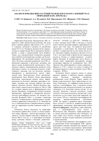 Анализ флоры высших растений Тюлюкского болота (Южный Урал, природный парк «Иремель»)