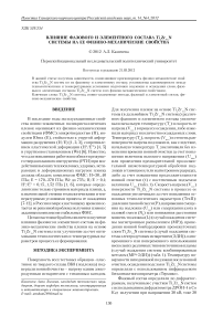 Влияние фазового и элементного состава TiхZr1хN системы на ее физико-механические свойства