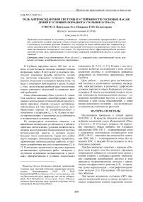 Роль антиоксидантной системы в устойчивости сосновых насаждений в условиях породного угольного отвала