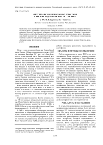 Фитопланктон прибрежных участков камских водохранилищ летом 2009 г