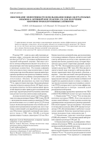 Обоснование эффективности использования новых облучательных объемов в активной зоне реактора СМ для получения изотопов трансплутониевых элементов