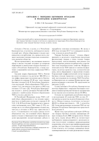 Ситуация с твердыми бытовыми отходами в Республике Башкортостан