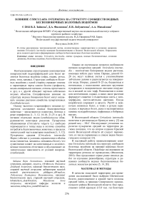 Влияние Utricularia intermedia на структуру сообществ водных беспозвоночных болотных водоёмов