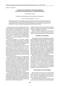 Оптическая плотность гумусовых веществ как показатель механизма гумусообразования