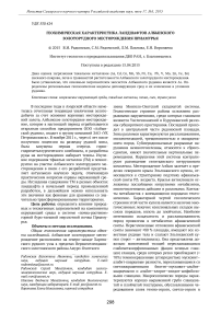 Геохимическая характеристика ландшафтов Албынского золоторудного месторождения Приамурья