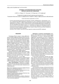 Клинико-патогенетические варианты перинатальной ВИЧ-инфекции