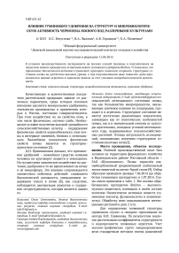 Влияние гуминового удобрения на структуру и микробиологическую активность чернозема южного под различными культурами