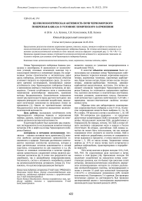 Целлюлозолитическая активность почв черноморского побережья Кавказа в условиях химического загрязнения