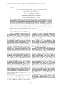 Фауна млекопитающих тугайного леса левобережья реки Сырдарья (Узбекистан)