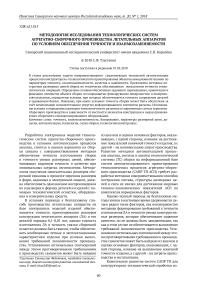 Методология исследования технологических систем агрегатно-сборочного производства летательных аппаратов по условиям обеспечения точности и взаимозаменяемости