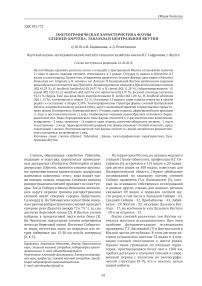 Зоогеографическая характеристика фауны слепней (Diptera, Tabanidae) Центральной Якутии