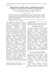 Микологическая оценка почвы, загрязненной отходами производства нефтеперерабатывающей промышленности