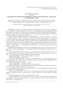 Весенние жесткокрылые природных парков «Щербаковский», «Донской» и «Нижнехоперский»