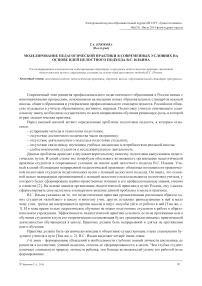 Моделирование педагогической практики в современных условиях на основе идей целостного подхода В.С. Ильина