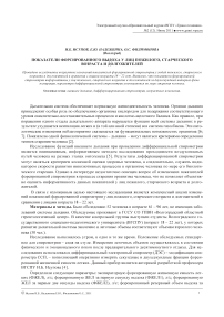 Показатели форсированного выдоха у лиц пожилого, старческого возраста и долгожителей