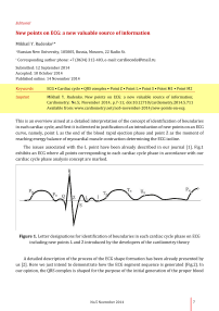 New points on ECG: a new valuable source of information