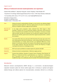 Efficacy of enhanced external counterpulsation: our experience