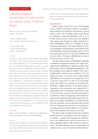 Evaluation of general repolarization of cardiomyocites with biphasic pulses of different shapes