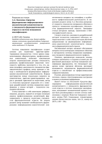 Рецензия на статью А.А. Киселева "Средства формирования информационно-аналитической компетентности у специалиста фармацевтической отрасли в системе повышения квалификации"