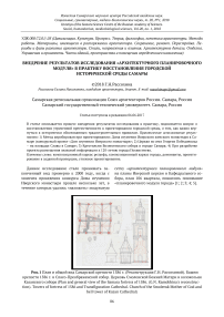 Внедрение результатов исследования "архитектурного планировочного модуля" в практику восстановления городской исторической среды Самары