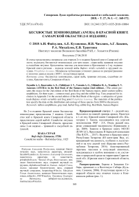 Бесхвостые земноводные (Anura) в Красной книге Самарской области (2-е издание)