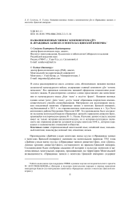 Названия военных чинов с компонентом een в "Правдивых записях о монголах Цинской империи"