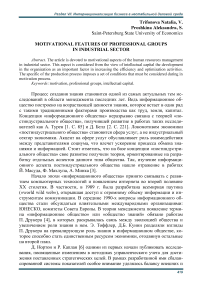 Исследование значимости мотивирования профессиональных групп промышленных предприятий на развитие человеческого капитала