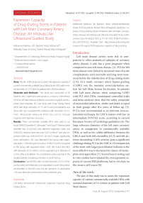 Expansion Capacity of Drug-Eluting Stents in Patients with Left Main Coronary Artery Disease: An Intravascular Ultrasound Guided Study