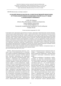 "Чудодейственная диагональ" в пространственной ориентации: от гуморальной теории и концепции стихий в Ваасту-Видье к композиции в живописи