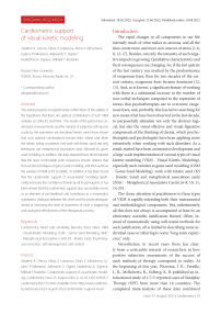 Cardiometric support of visual kinetic modeling