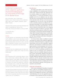 Cardiometric assessment of the subjective significance of personal strategicgoals as components of the image of the desired future