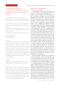 Cardiometric assessment of visual stimuli to identify likely reactions to destructive network content