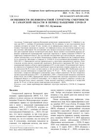 Особенности половозрастной структуры смертности в Самарской области в период пандемии COVID-19