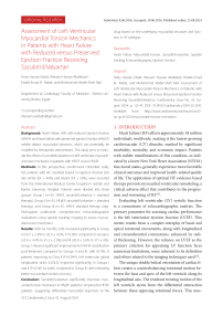 Assessment of left ventricular myocardial torsion mechanics in patients with heart failure with reduced versus preserved ejection fraction receiving sacubitril/valsartan