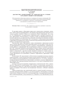 Диагностика компетенций "4К" гимназистов на ступени начального общего образования