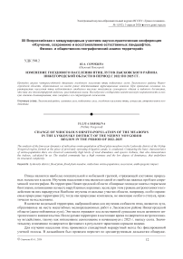 Изменение гнездового населения птиц лугов Лысковского района Нижегородской области в период с 2022 по 2025 гг.
