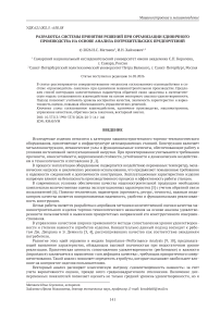 Разработка системы принятия решений при организации единичного производства на основе анализа потребительских предпочтений