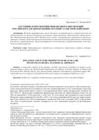 Состояние и перспективы финансового обеспечения российского здравоохранения: краткий статистический обзор