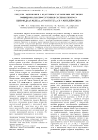 Пределы содержания и адаптивные механизмы регуляции функционального состояния системы гипофиз-щитовидная железа аутоантителами у жителей Севера