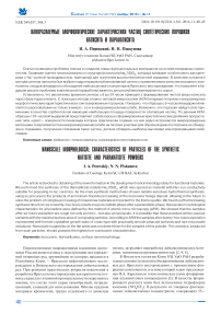 Наноразмерные морфологические характеристики частиц синтетических порошков натисита и паранатисита