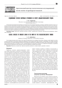 Ледниковый генезис валунных суглинков на севере Большеземельской тундры