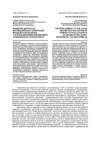 Развитие ценностно-мотивационных ориентаций младших школьников с использованием рефлексивно-позиционных технологий