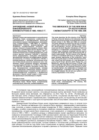 Зарождение «новой волны» южнокорейского кинематографа в 1980-1990-е гг