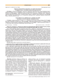 Оценка факторов сердечно-сосудистого риска у пациентов с хроническим пародонтитом