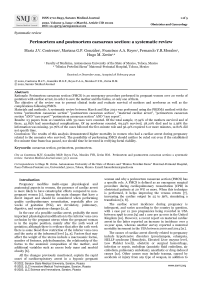 Perimortem and postmortem caesarean section: a systematic review