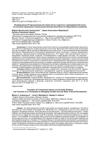 Формирование ИТ-функциональной грамотности студентов и преподавателей вузов как условие управления социальными рисками безопасности общественного развития