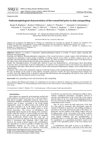 Pathomorphological characteristics of the wound bed prior to skin autografting