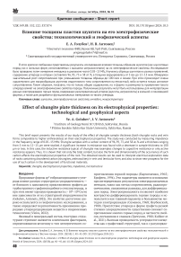 Влияние толщины пластин шунгита на его электрофизические свойства: технологический и геофизический аспекты